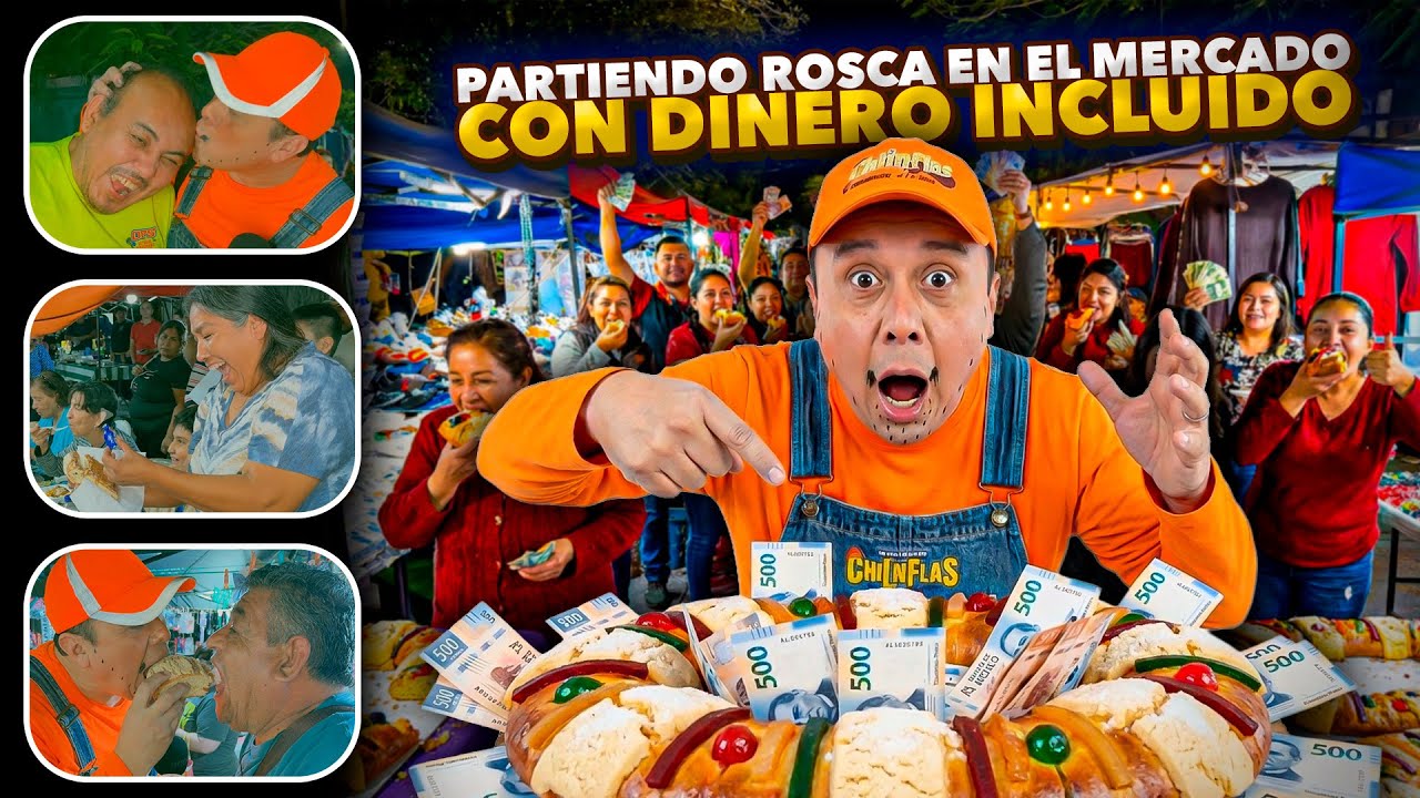Reto de la Rosca de Reyes regalando dinero | Chilinflas