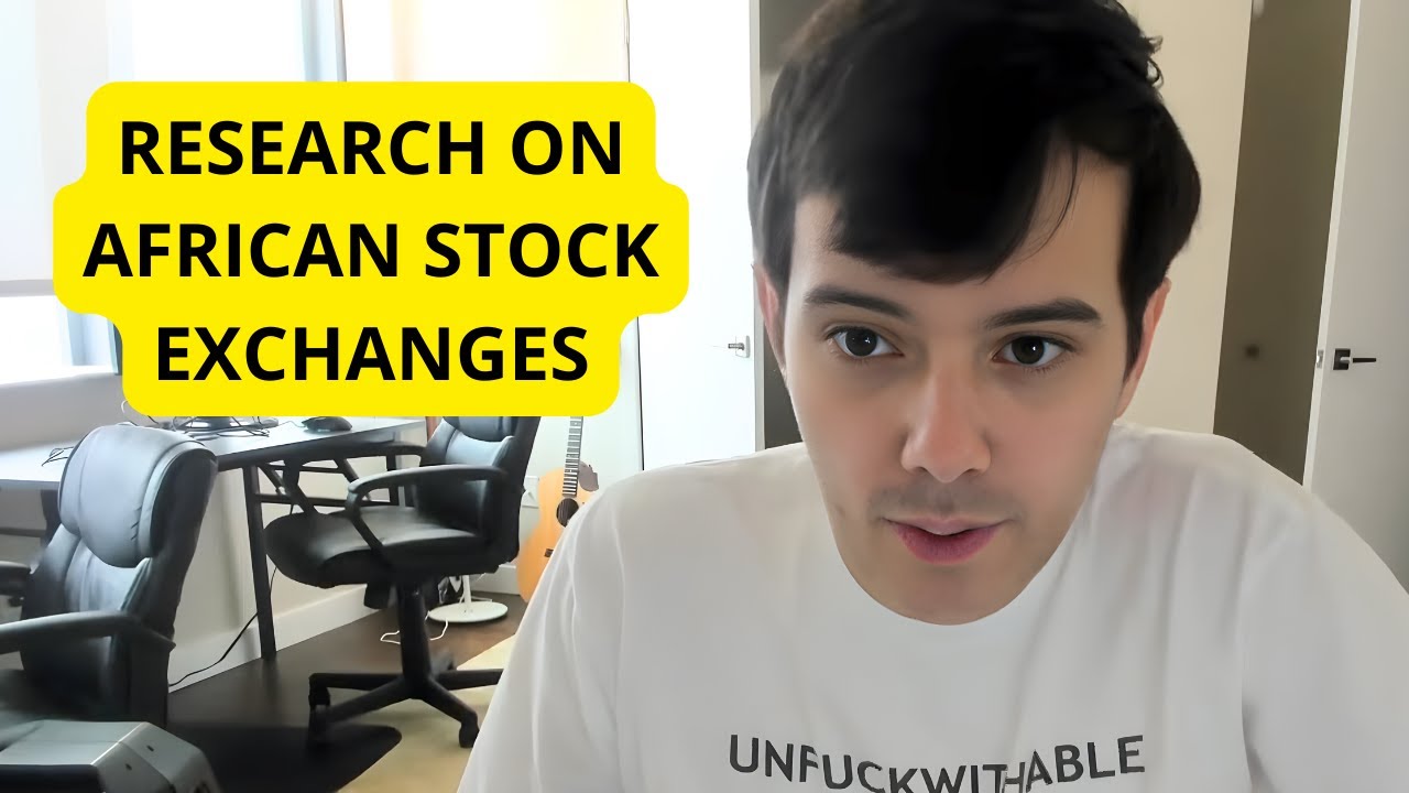 Martin Shkreli Does Research On African Stock Exchanges