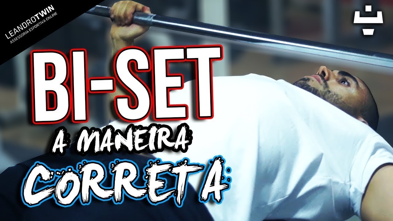 Bi set - técnica avançada de treino - execução