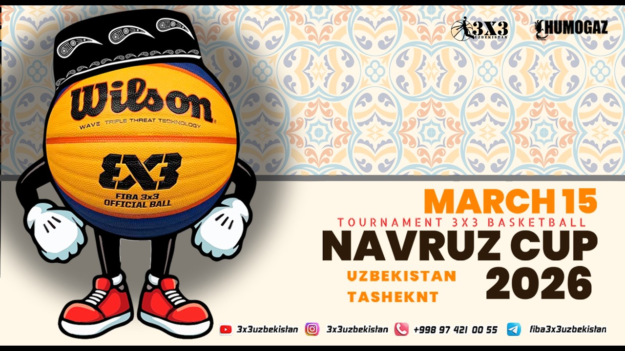 LIVE🔴I  1 COURT I 3X3 UZBEKISTAN I 15 MARCH I NAVRUZ CUP 2026 #live #3x3basketball