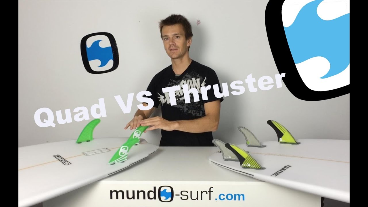 Quillas de surf tri-fins VS quad-fins