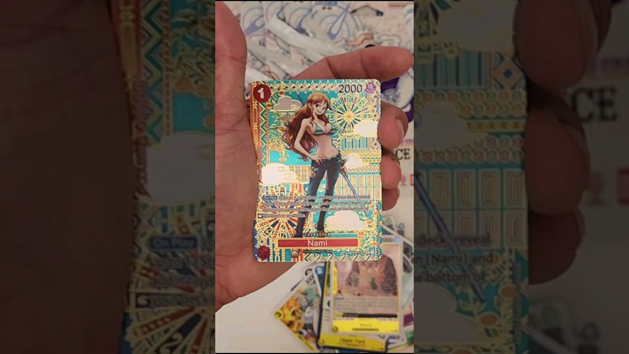SP Nami From OP-05 pack opening #opening #onepiece #nami #onepiececardgame #anime #netflix #tcg #fyp