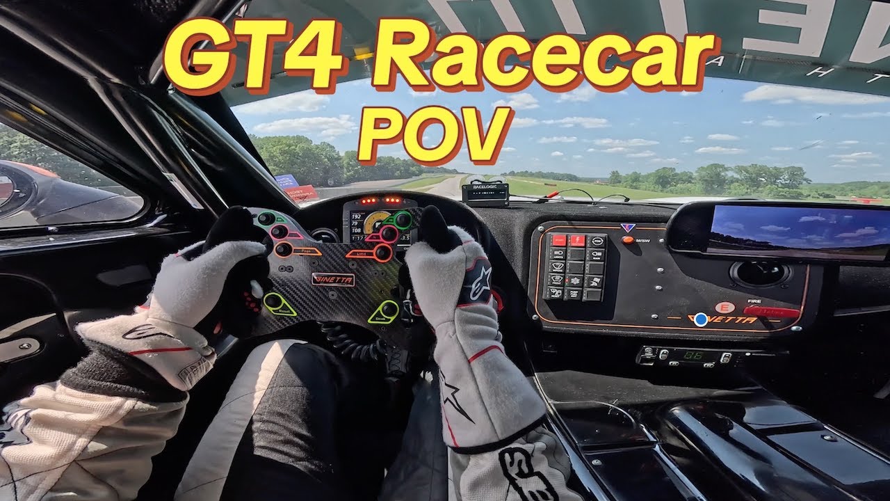 GINETTA GTA G56 RACECAR POV (FIRST DRIVE) VIRGINIA INTERNATIONAL RACEWAY