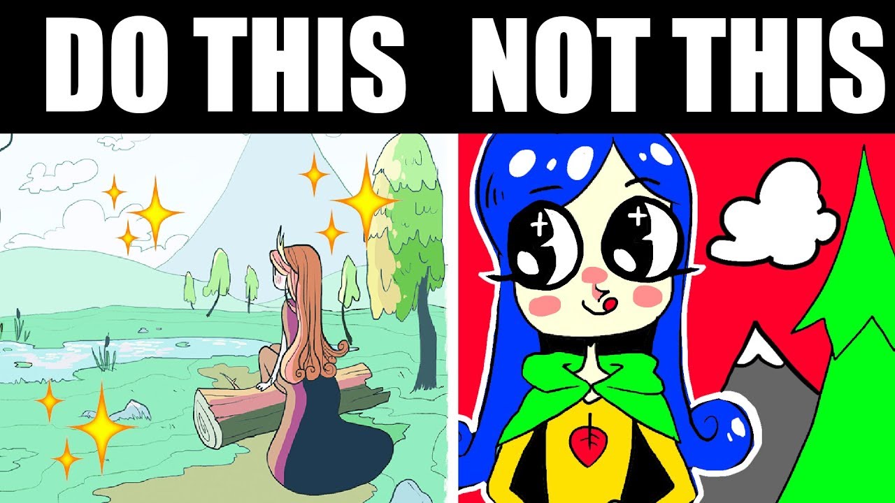 DRAW THIS, NOT THAT! [How to Draw Beautiful Backgrounds]