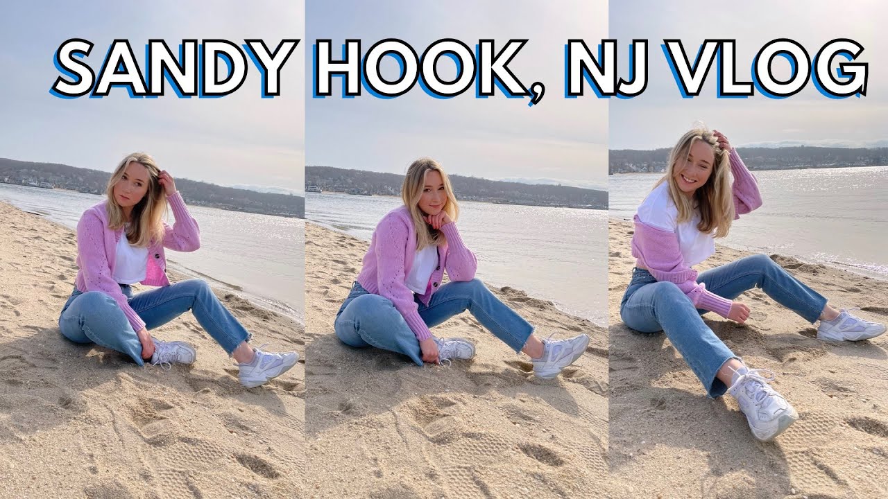 NJ VLOG: a day in my life at Sandy Hook Beach in New Jersey!