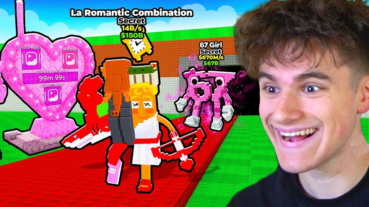 HO SBLOCCATO TUTTI I NUOVI BRAINROT SECRET CON LA FORTUNA *SAN VALENTINO* su STEAL A BRAINROT!
