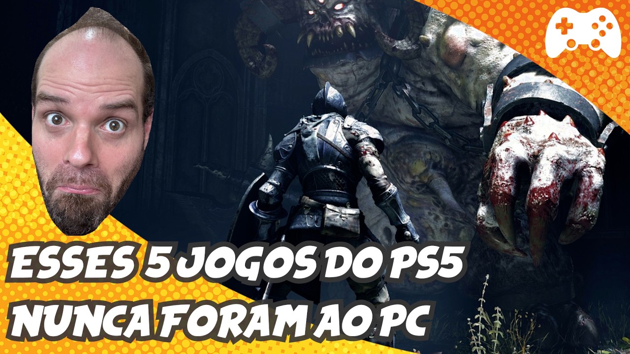 Esses 5 jogos exclusivos do PS5 nem ao PC chegaram