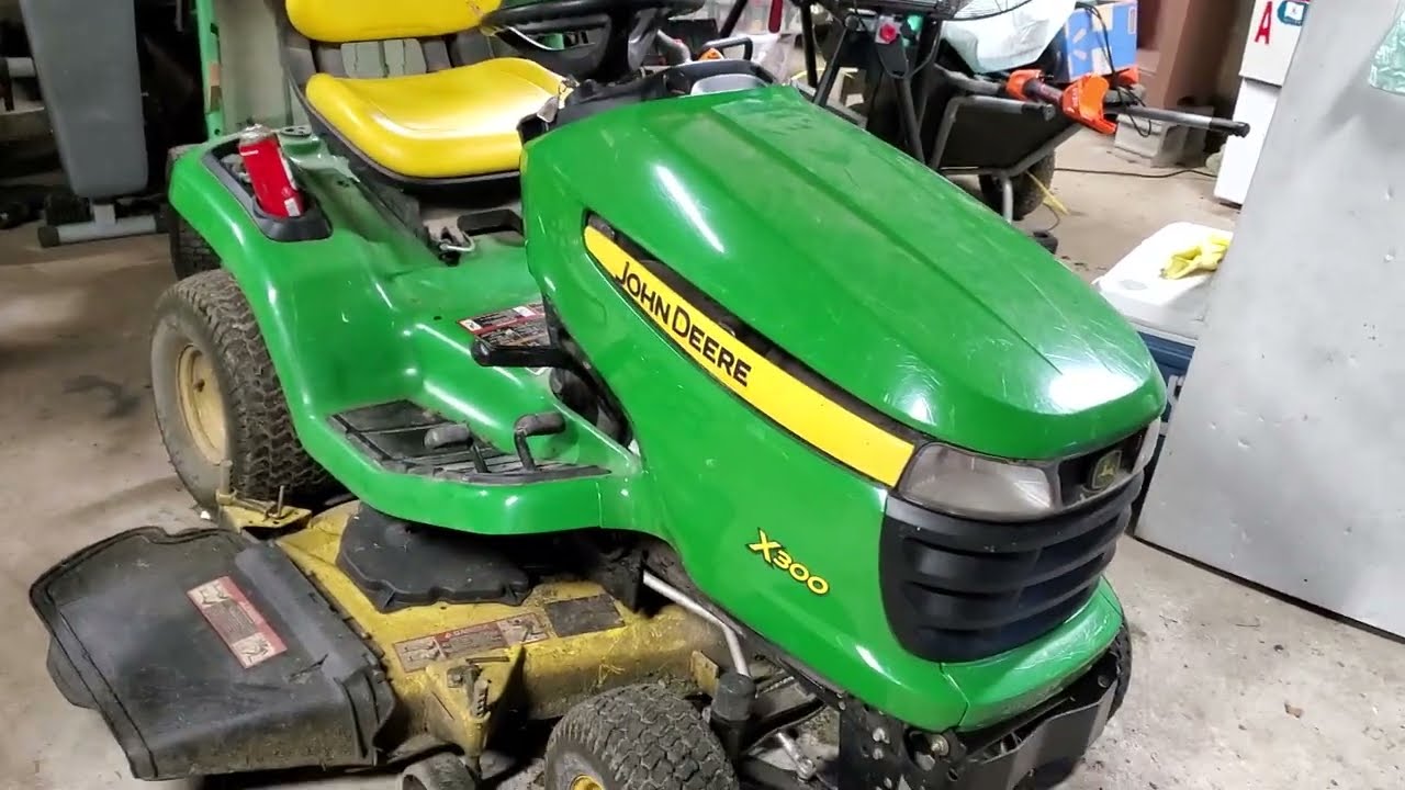 JOHN DEERE X300 HELP! no start
