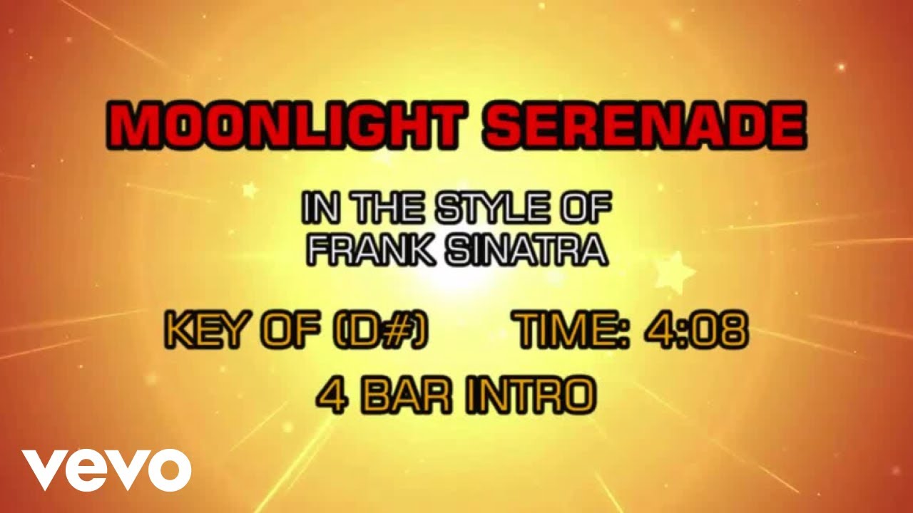 Frank Sinatra - Moonlight Serenade (Karaoke)