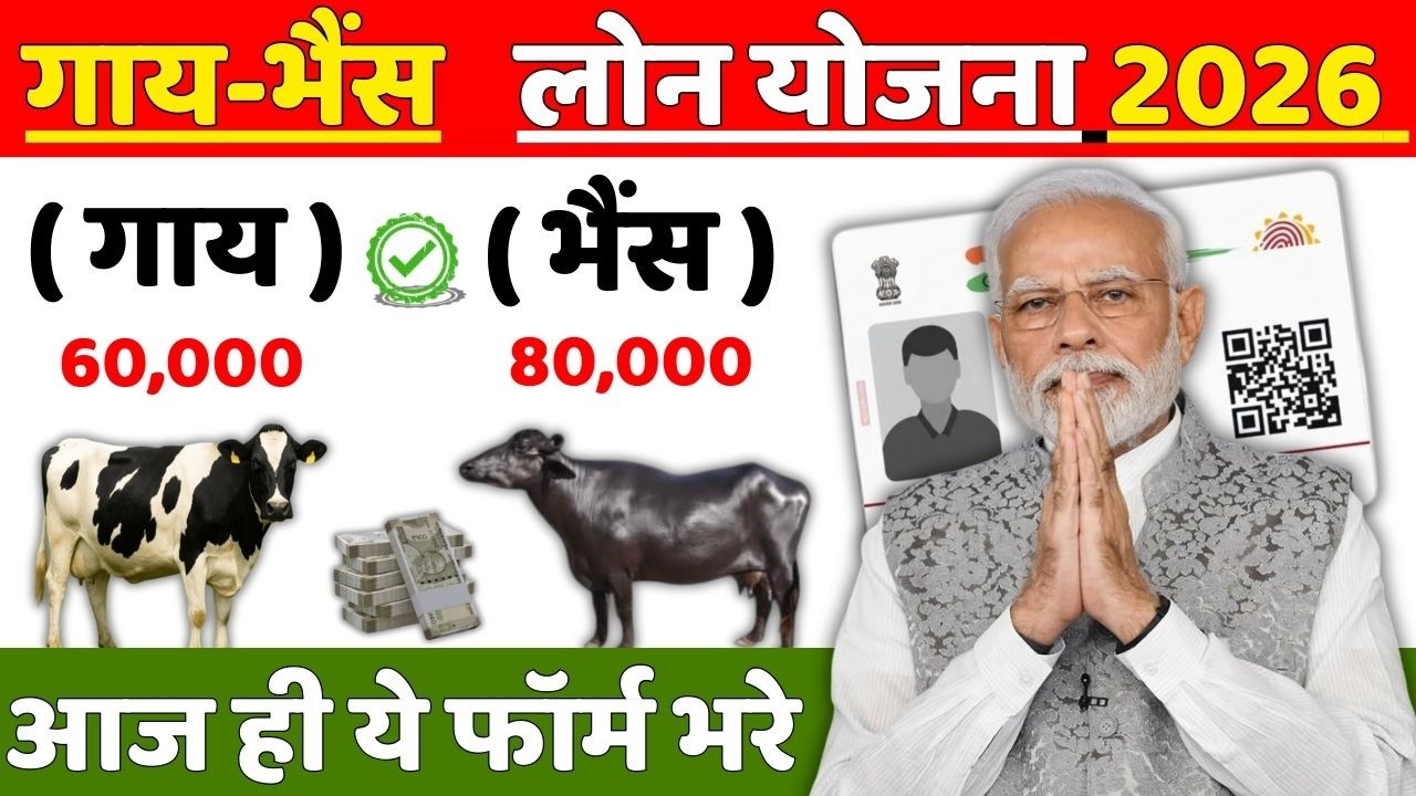 पशुपालन लोन योजना 2026 | गाय भैंस लोन कैसे लें | Pashupalan lone kaise le | Pashu lone kaise milega