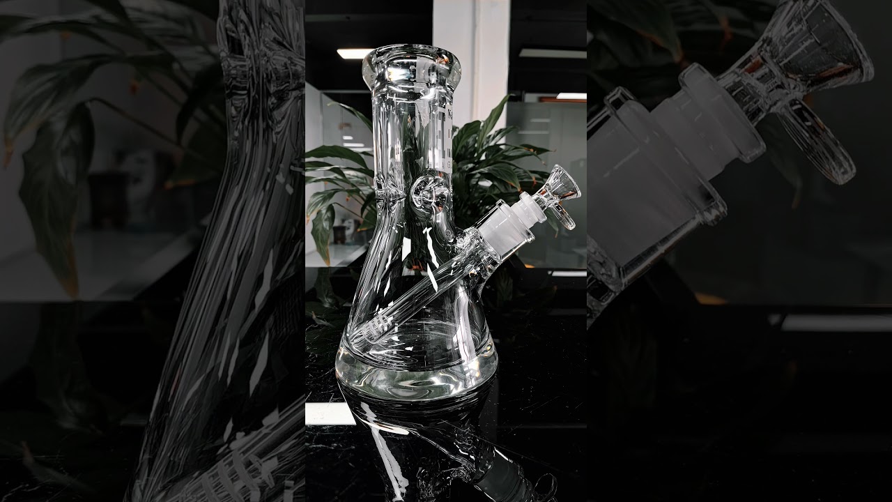 Clear Thick Glass Beaker For Smoking #madeinchina #headyglass #hookah #shisha #smokingpipes #glass