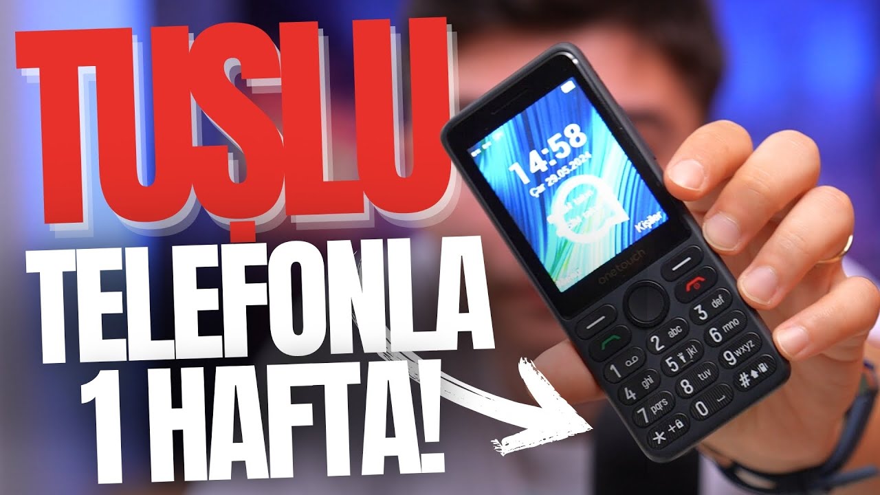 1 HAFTA BOYUNCA TUŞLU TELEFON KULLAMAK! | İnsanlar retro yaşama dönüyor!