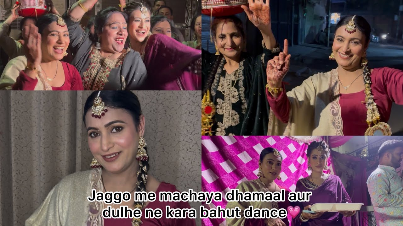Jaggo me machaya dhamaal aur dulhe n kra bahut dance ❤️