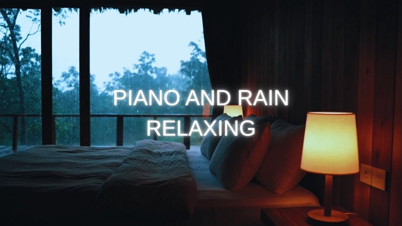 Soft Piano and Rain Ambience for Deep Relaxation and Calm
