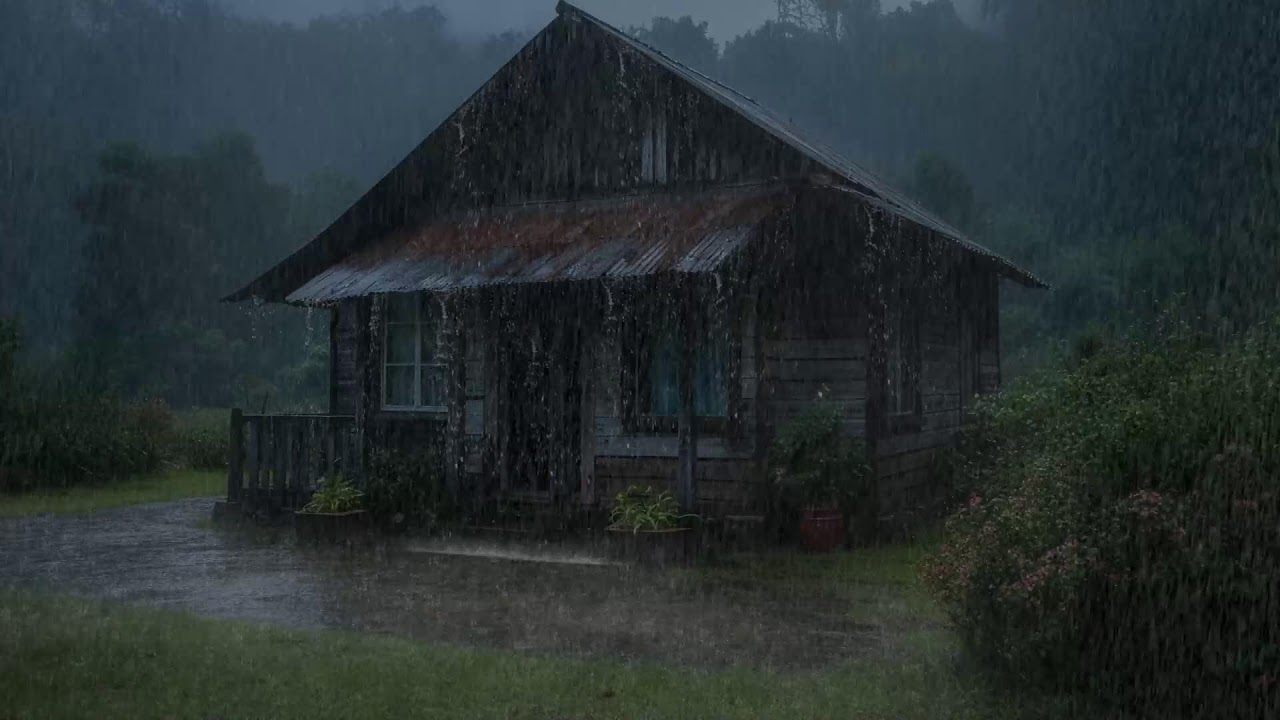 Rain sounds relaxing emotions helping calm energy and deep sleep feel natural
