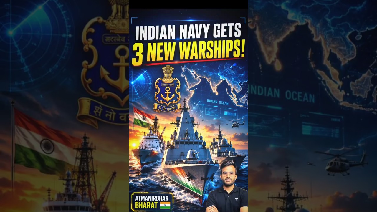 Indian Navy Gets 3 New Indigenous Warships | INS Dronagiri, Surat & Vaghsheer Explained