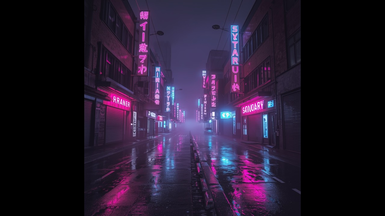 🌌 Retro Future Chill Synthwave 🌆 80s Cyberpunk Music for Focus & Night Drive