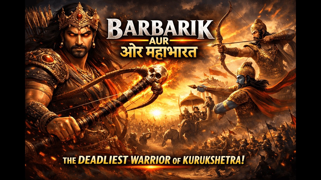 अगर बारबरिक युद्ध लड़ता तो महाभारत 1 दिन में खत्म हो जाता! | Barbarik Real Story in Hindi #barbarik