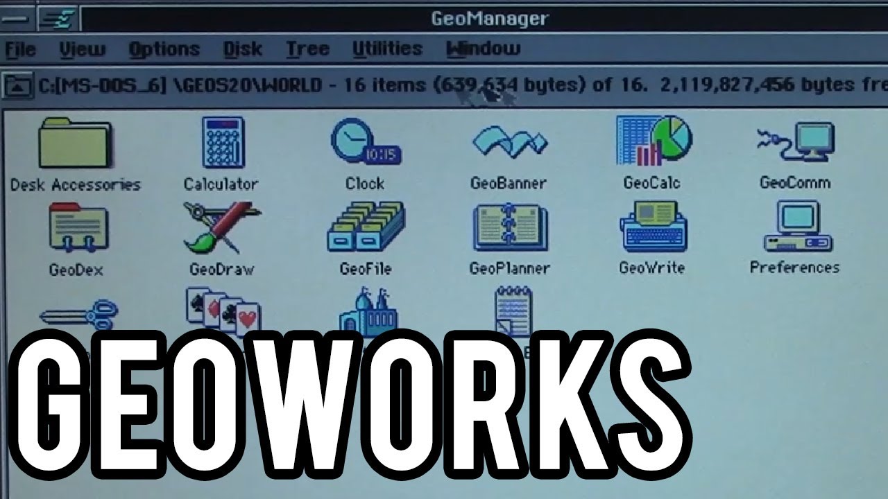GeoWorks - The Windows 3.0 Alternative from 1990 (Installation & Demo)