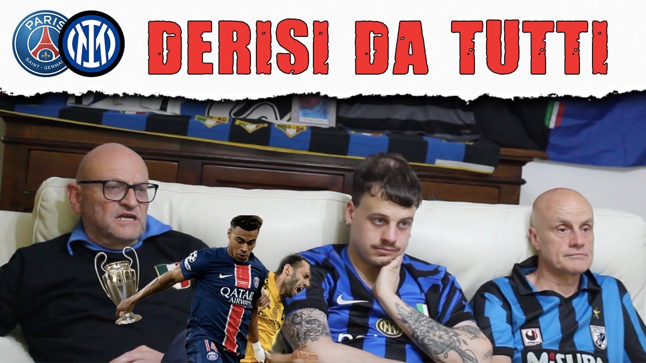 REACTION FINALE DI CHAMPIONS LEAGUE - (PSG 5-0 Inter)