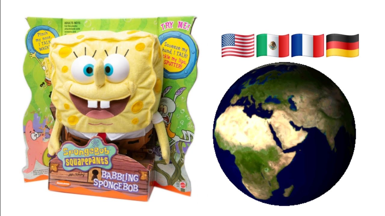 Babbling SpongeBob, Commercial Multilanguage.