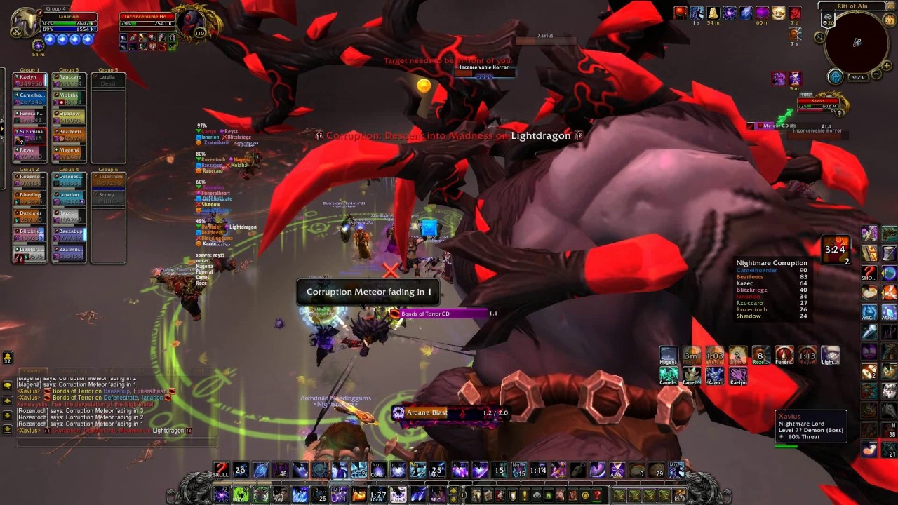 Emerald Nightmare - Mythic: Xavius - Nightmare Lord