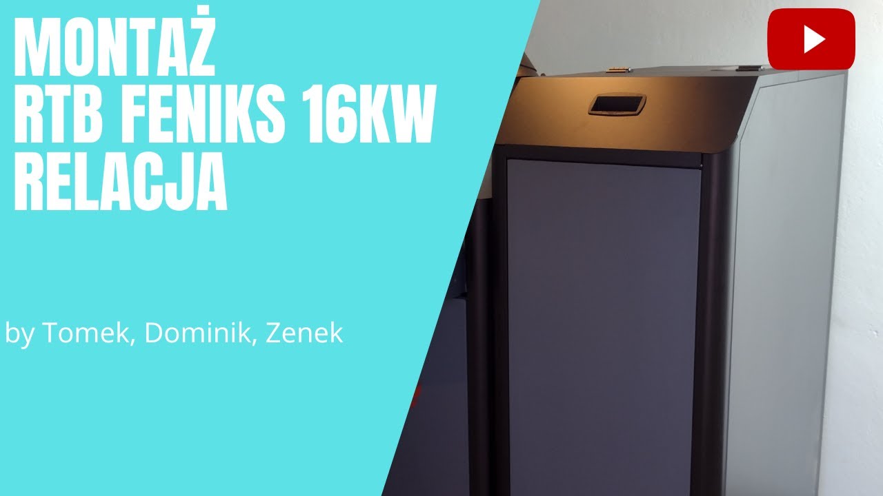 Montaż kotła na pellet NBE  Feniks (Phoenix) 16kW (relacja)