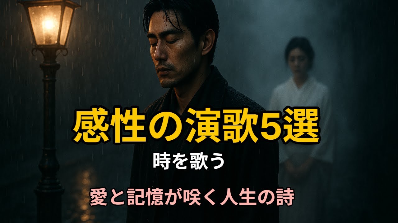 時を歌う｜感性の演歌5選｜時の花・風の記憶・雨音に消えて・黄昏の約束・永遠の時へ