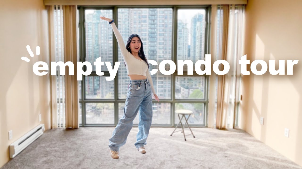 I BOUGHT A HOME! empty condo tour in downtown vancouver | JENerationDIY