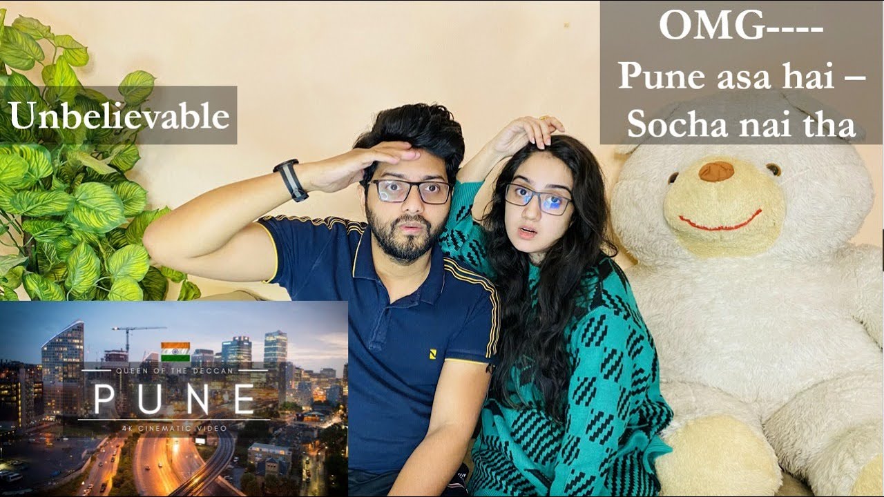 Pakistani Couple Reaction on #Pune City #India 4k Cinematic Video | #Pune #India - Bilal & Sehar