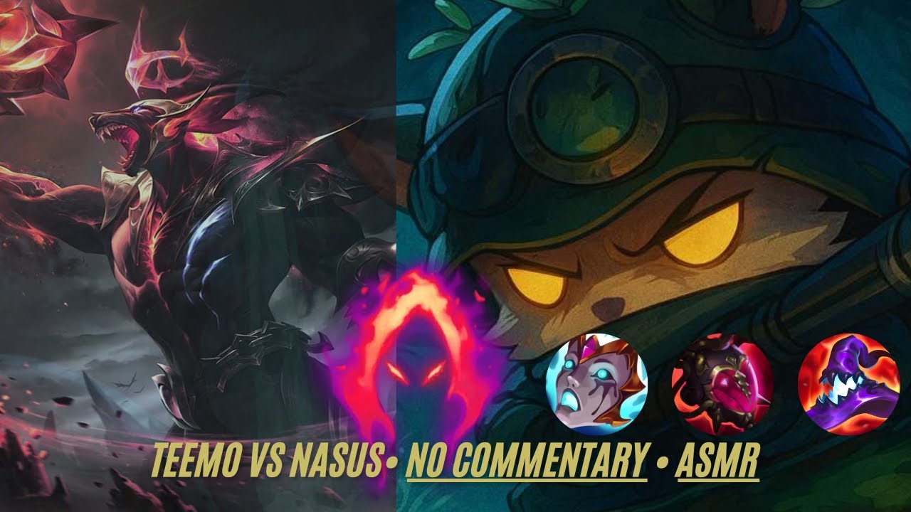 Their Nasus and Lillia were camping me hard so I taught them a lesson • No Commentary • League ASMR