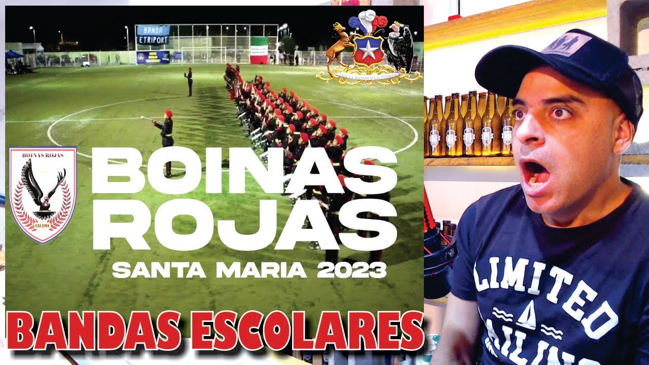 BANDA ESCOLAR BOINAS ROJAS // REACCIÓN de ARGENTINO!!!