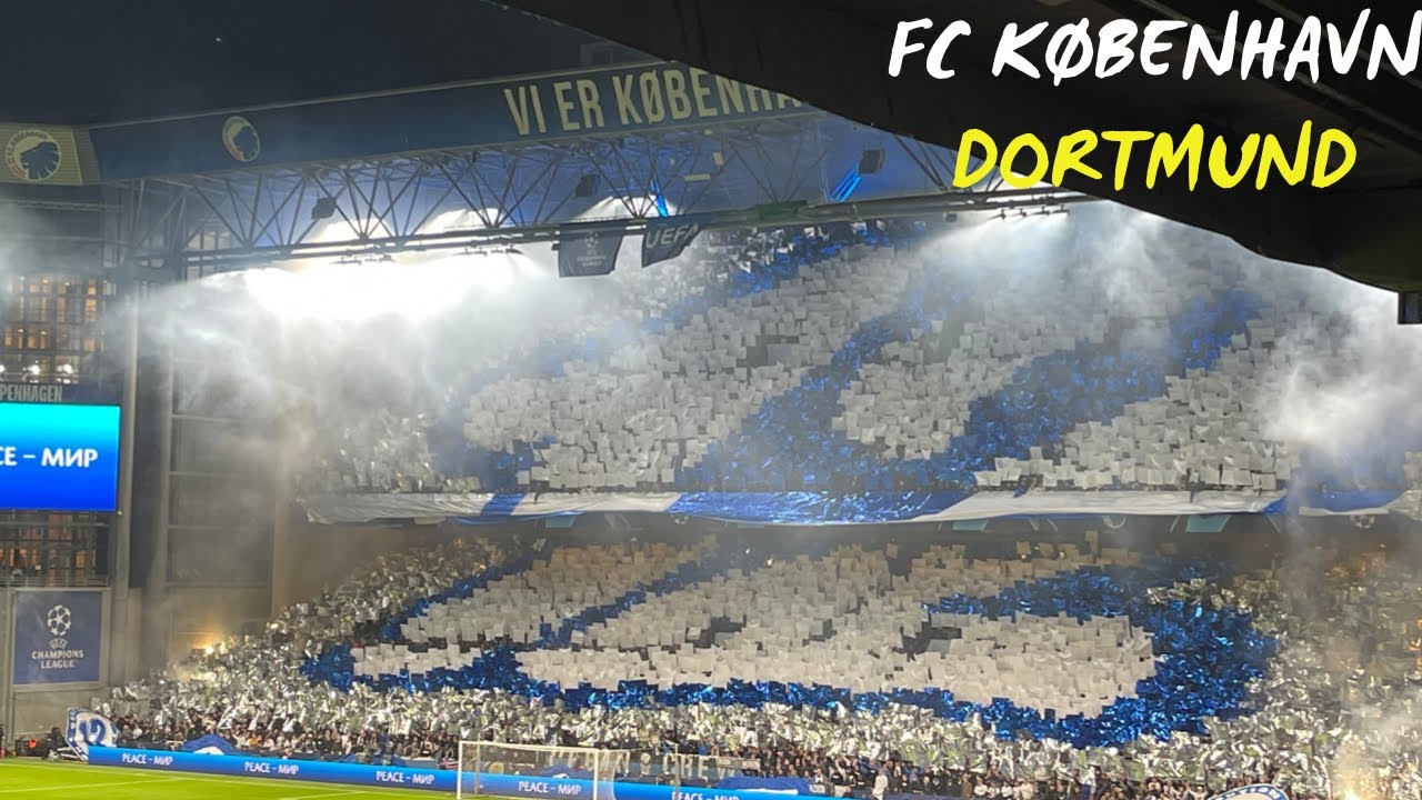 CRAZY scenes from FCK vs Dortmund in Parken 🤩🔥 Worldclass pyro, chants and tifos 🎉