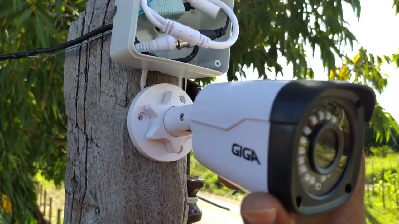 instalação de sistema de câmeras em sitio
