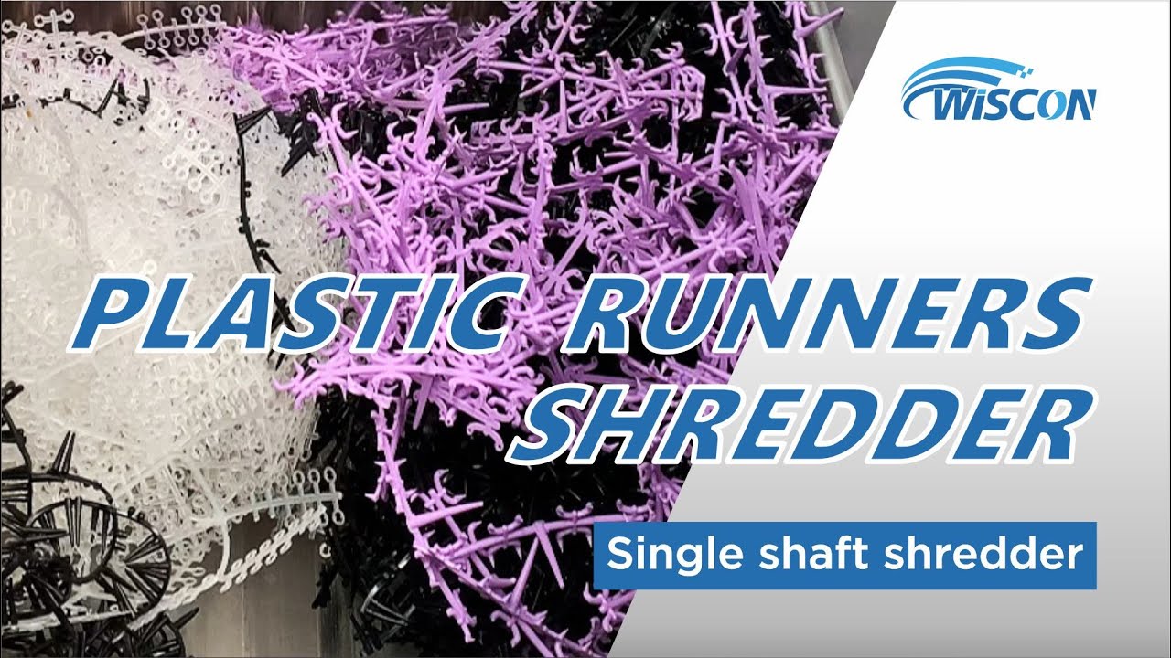 Single Shaft Shredder for Plastic Runners | Single Shaft Plastic Shredder Machine