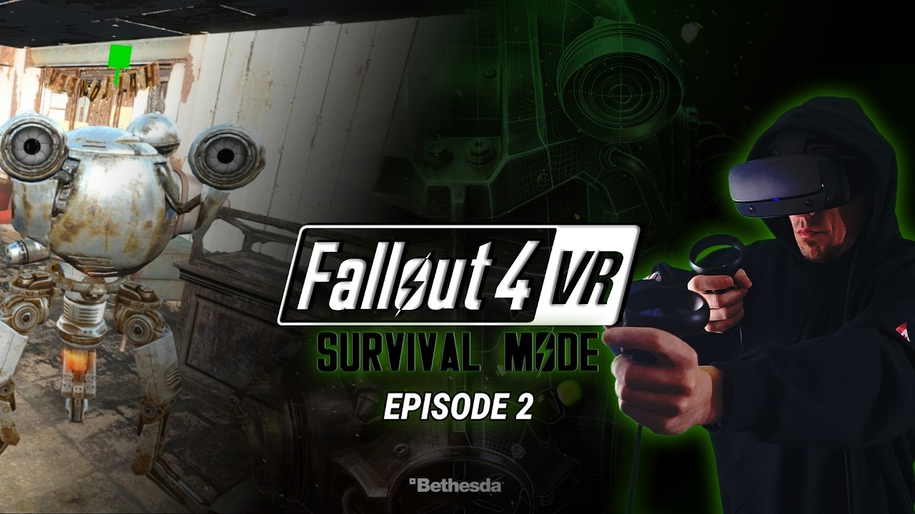 Fallout 4 VR - Survival  |  EP02 - Exiting Vault 111/Post-war Sanctuary