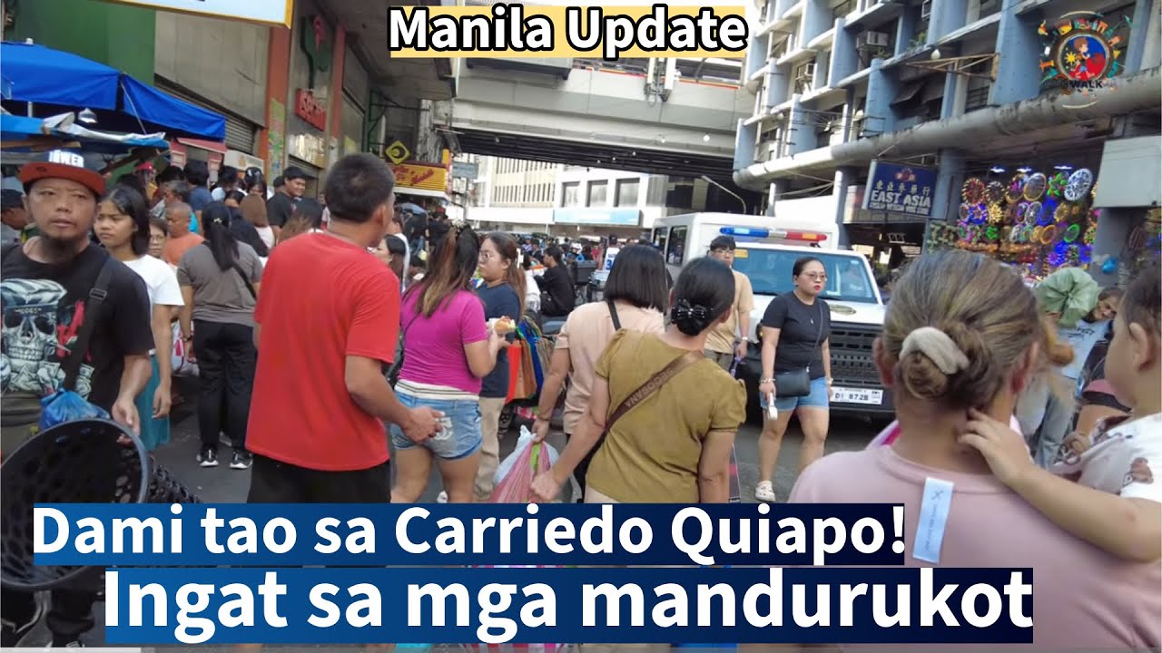 Dami tao sa Carriedo Quiapo | ingat sa mga mandurukot!