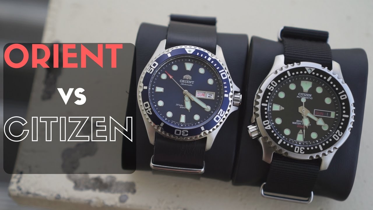 Orient Blue Ray II vs Citizen Promaster NY0040