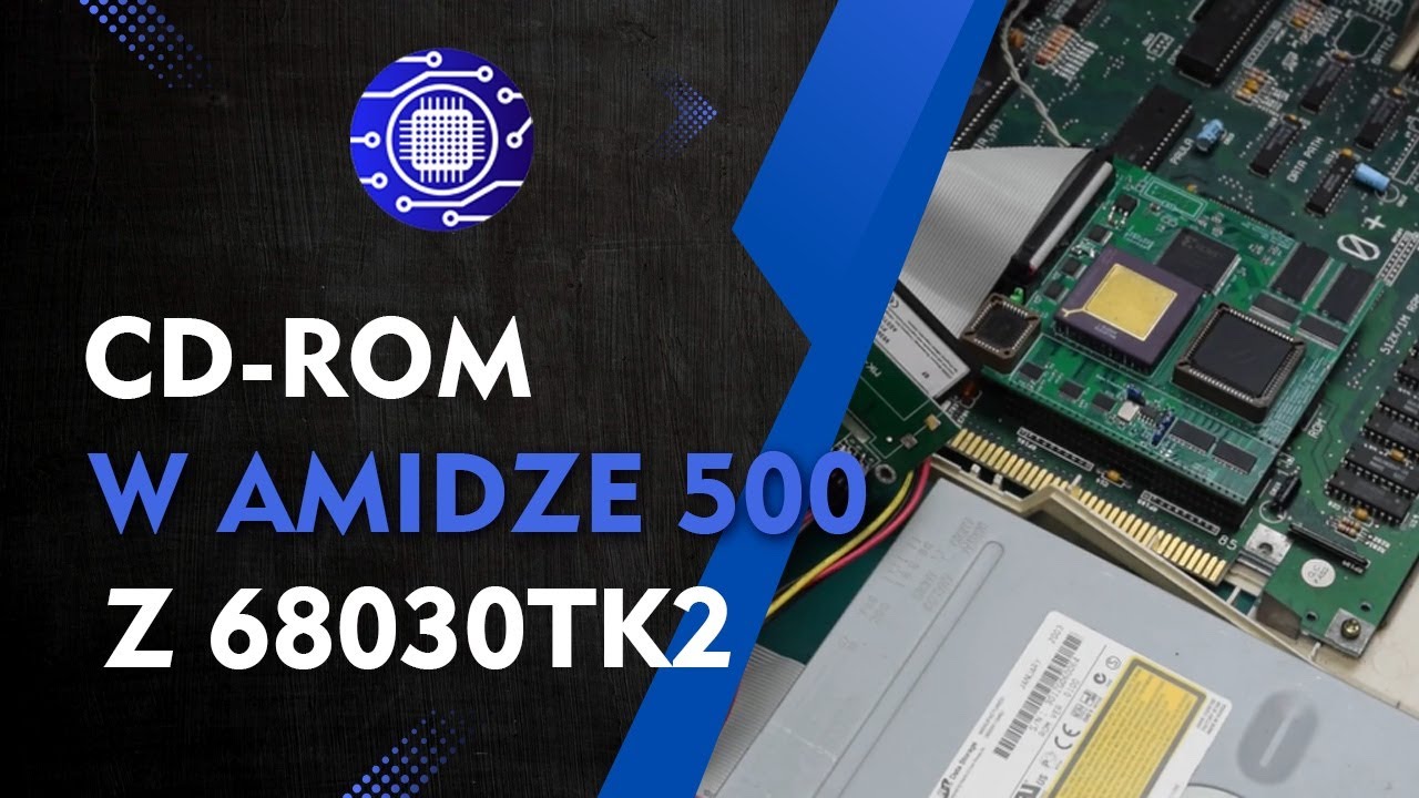 Zakładamy napęd CD w Amidze 500 68030TK2