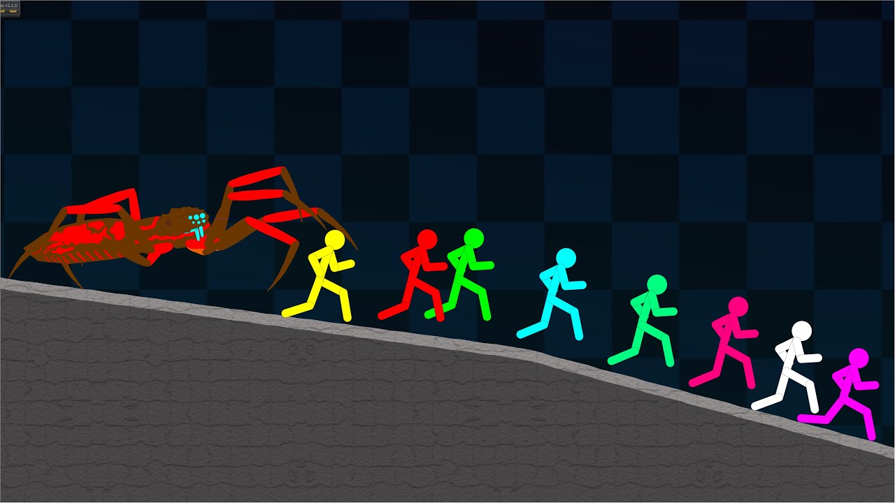 Escape from the Spider: Stickman Survival Race