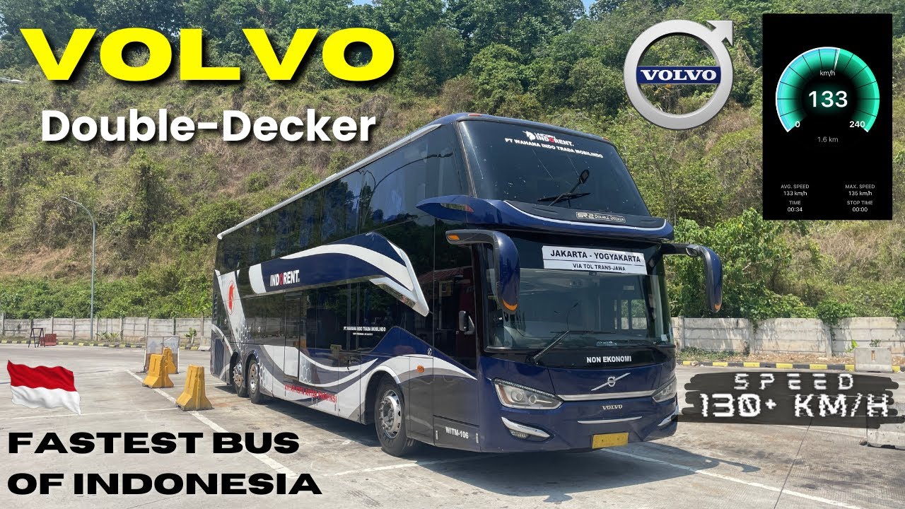 FLYING MACHINE of Indonesia 🇮🇩 | VOLVO Double-Decker FIRST Class | The ULTIMATE Experience 😲