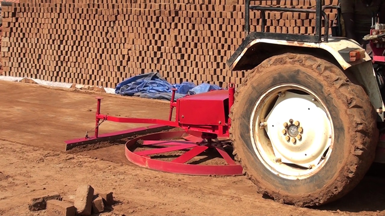 ARC Red Clay Brick Making Machine Ring Roller (Land leveler)