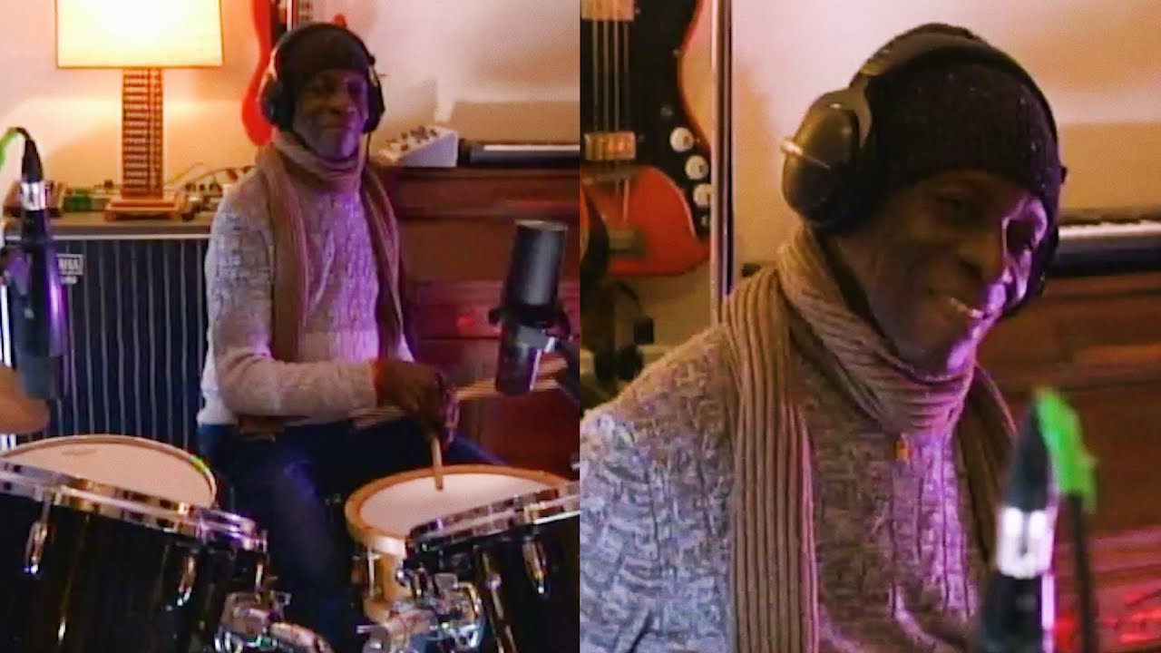 Tony Allen at Flesh and Bone studios (live)