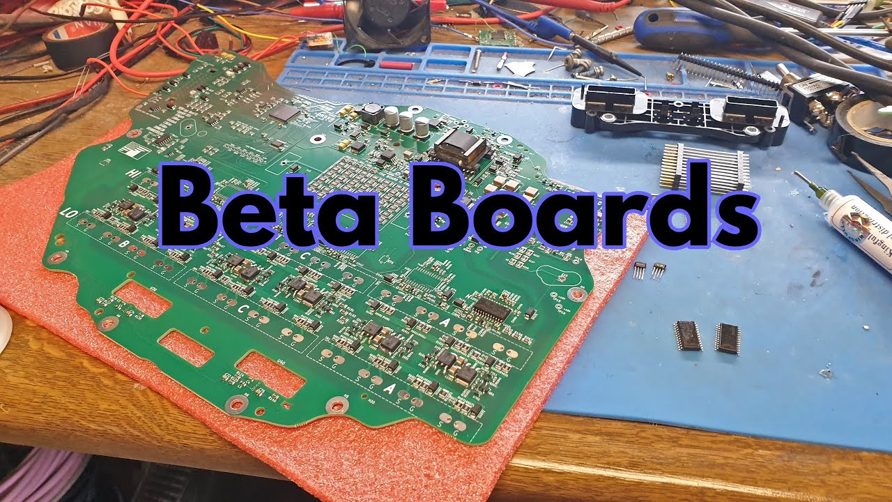 Tesla Model 3 Drive Unit PCB Design 16 : V3 Beta Board Install