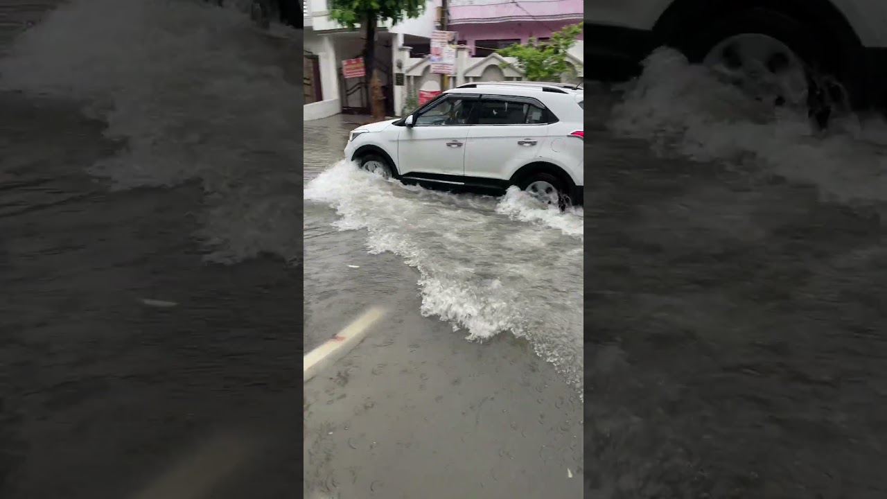 Rainwater in moradabad. 10-sept-2023