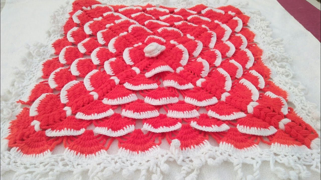 Thalpos design/Table cover2021/woolen design/crochet thalpos/Unique tablemat/Woolen rumal.
