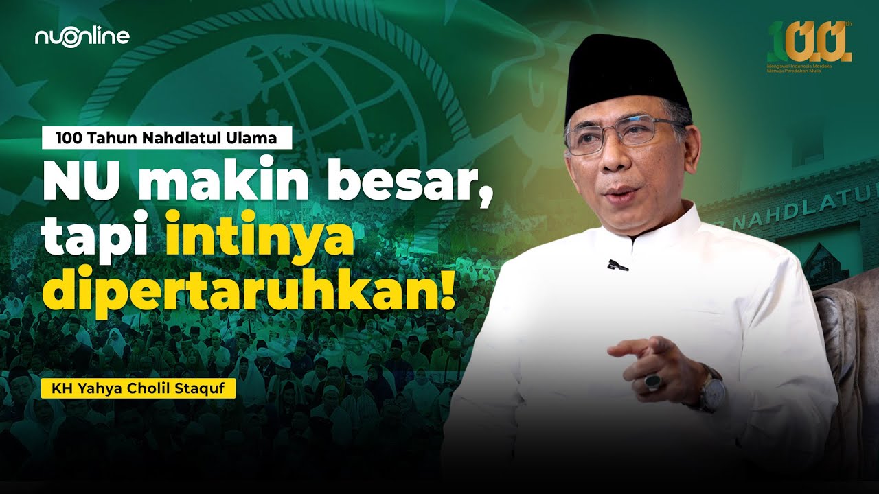 Gus Yahya: NU Masuk Abad Kedua, Dunia Tak Lagi Sama