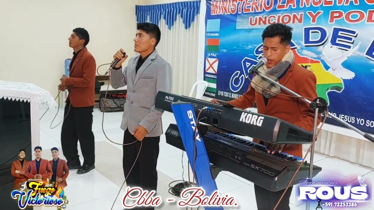 Ministerio de alabanza fuego victorioso en cbba.
