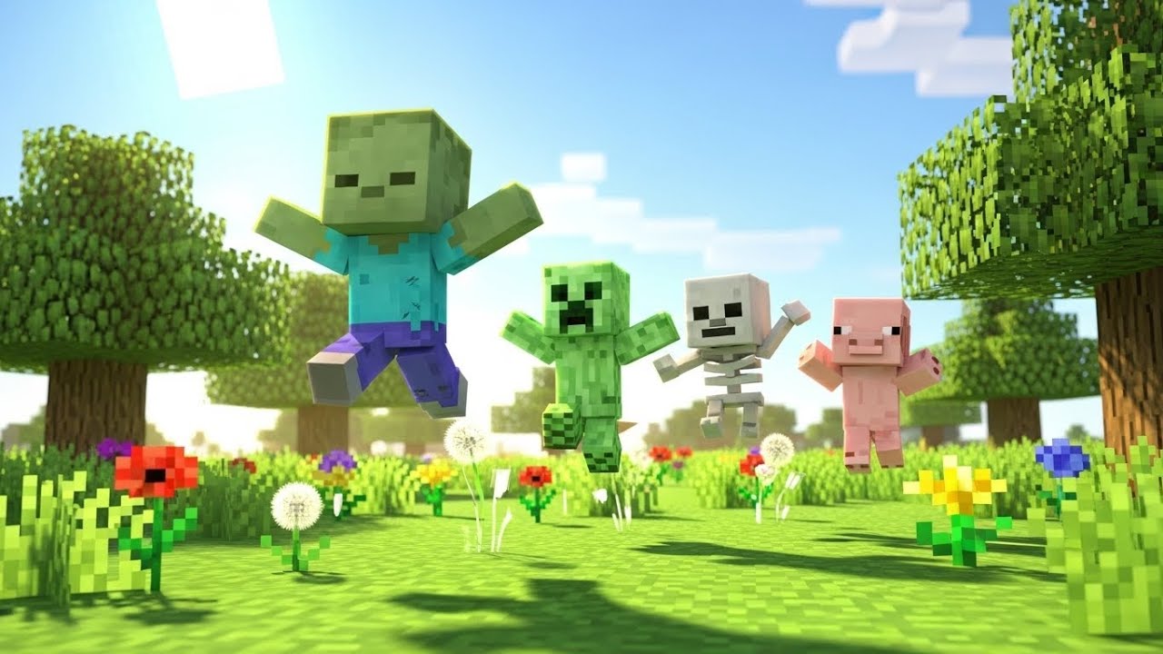 Bebé Zombi de Minecraft Cayó en la Trampa | Canciones Infantiles y Rimas para Niños
