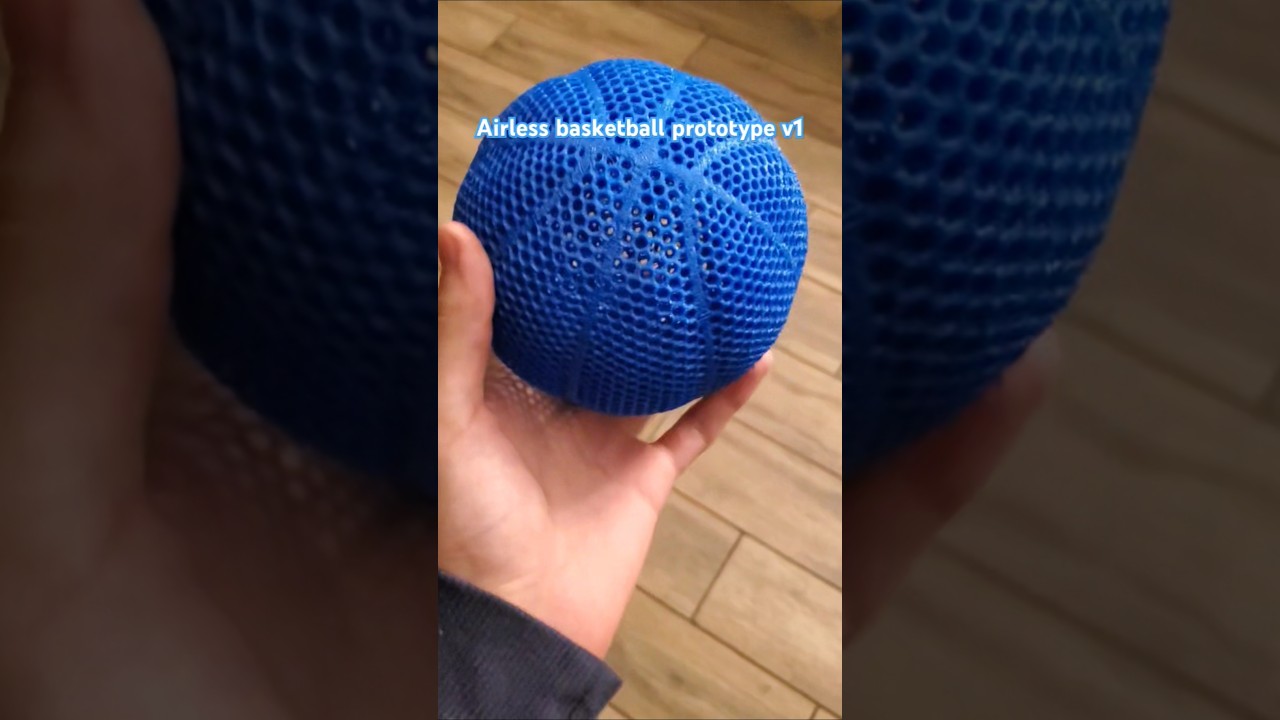 3D printing an airless basketball with TPU A95